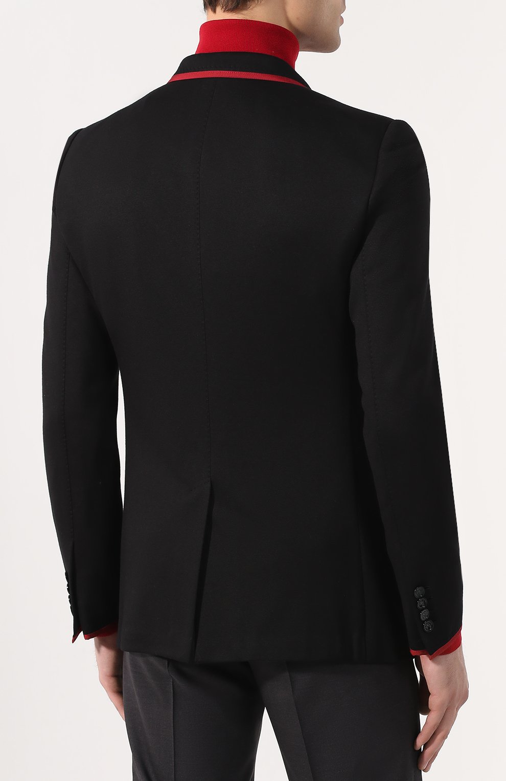 Пиджак из смеси вискозы и хлопка DOLCE & GABBANA, арт. G2M04T/FUGI2, фото 4