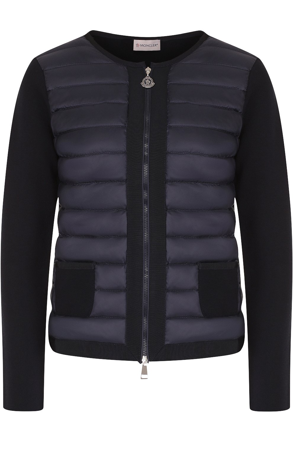 Шерстяной жакет со стеганой пуховой вставкой MONCLER, арт. D1-093-94722-00-91112, фото 1