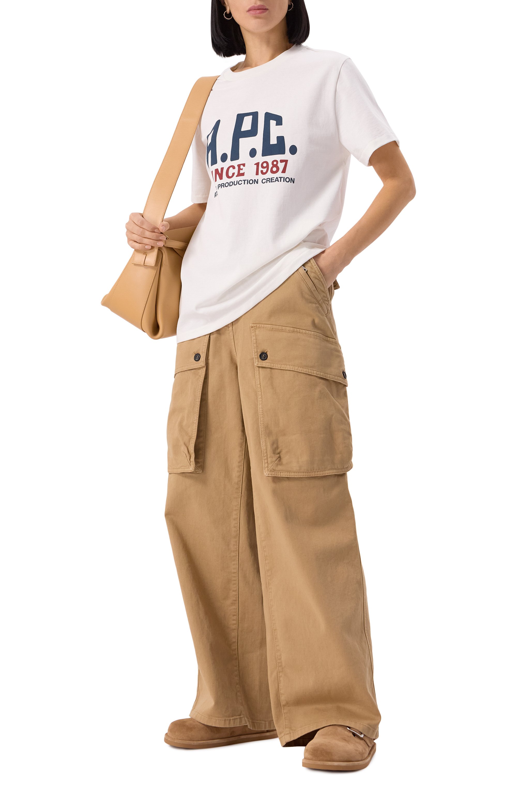 Хлопковая футболка A.P.C., арт. C0HBU-M26442, фото 2