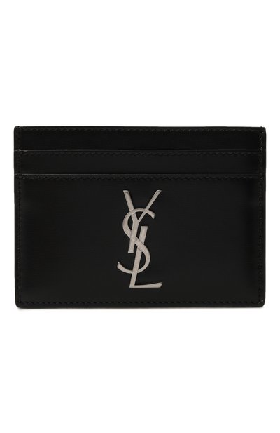 Мужской кожаный футляр для кредитных карт SAINT LAURENT, арт. 485631/0SX0E