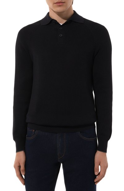 Хлопковое поло BRUNELLO CUCINELLI, арт. M29400105, фото 3