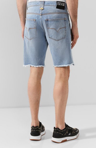 Джинсовые шорты VERSACE JEANS COUTURE, арт. A4GVB17I-VUM507/A0K5Z, фото 4