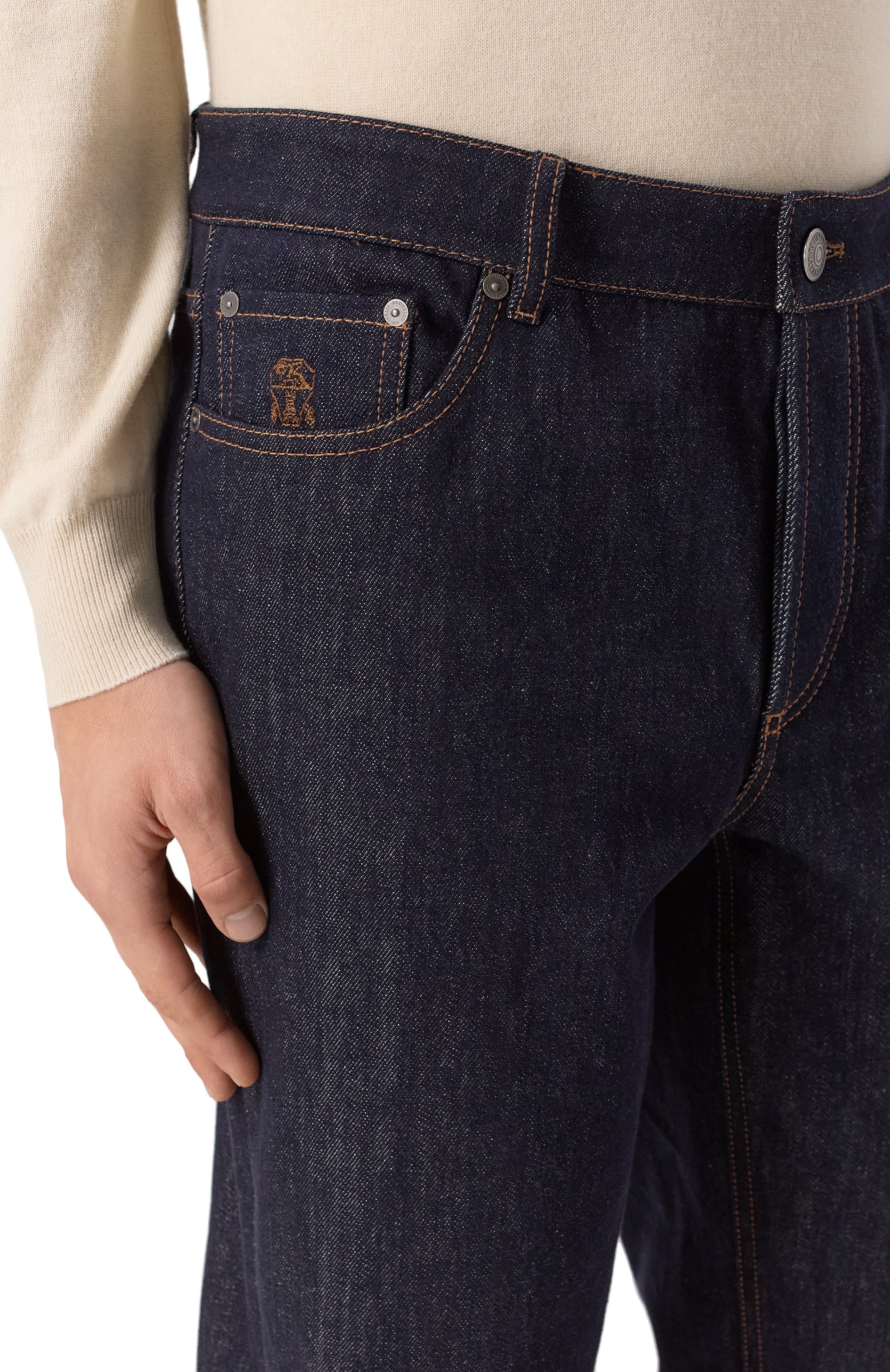 Джинсы traditional fit BRUNELLO CUCINELLI, арт. M233PD3210, фото 5