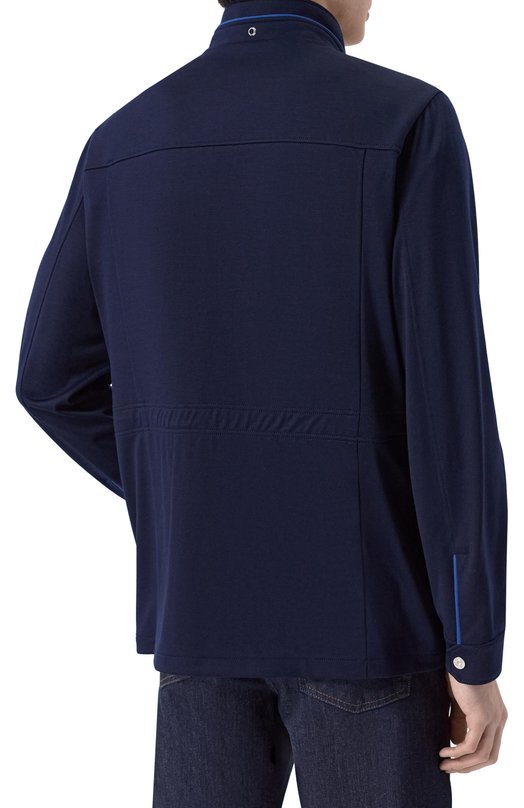 Шерстяная куртка Stefano Ricci MDJ6100080/5650_002 Синий  MDJ6100080/5650_002 Фото 4