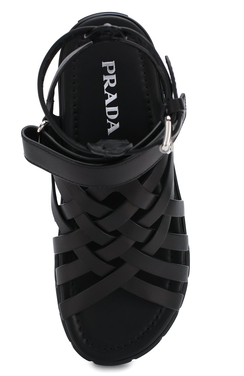Кожаные сандалии PRADA, арт. 1X958L-248-F0002-30, фото 5