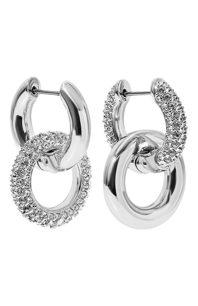 Серьги dextera SWAROVSKI серебряного цвета по цене 24500 руб., арт. 5671807, фото 3 Серьги dextera SWAROVSKI, арт. 5671807, фото 3