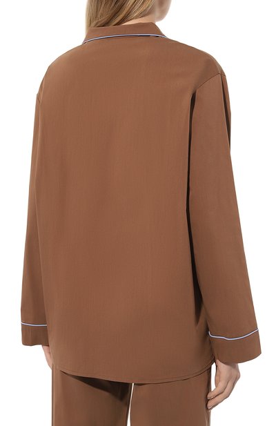 Хлопковая пижама PRIMROSE коричневого цвета по цене 19900 руб., арт. 1W.122RB.X042, фото 4 Хлопковая пижама PRIMROSE, арт. 1W.122RB.X042, фото 4