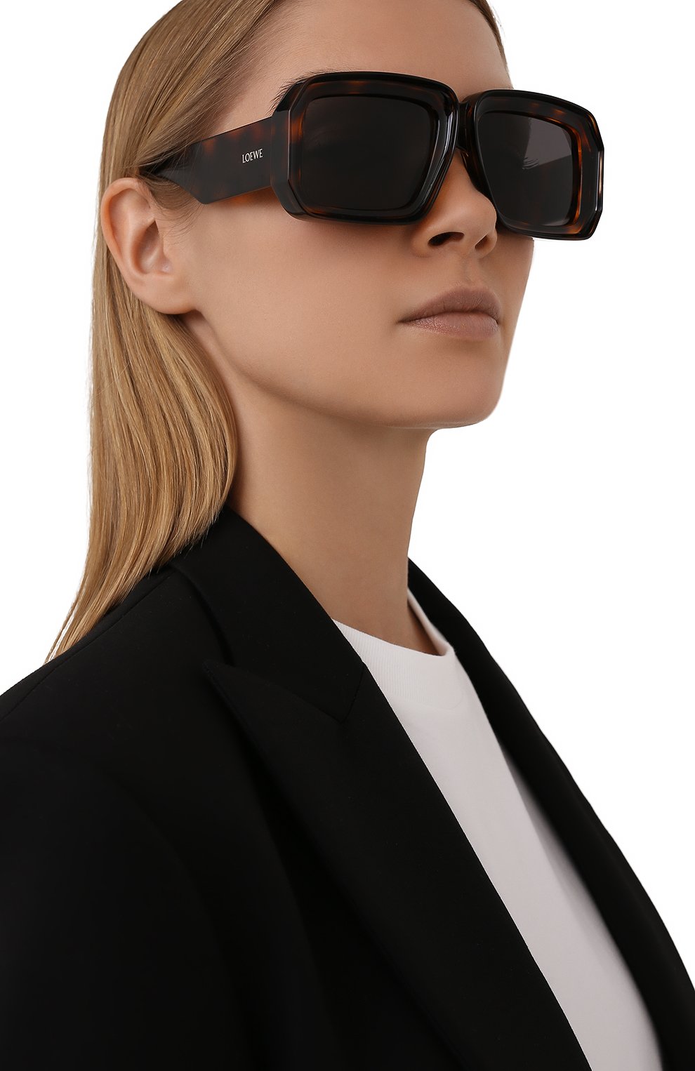 Солнцезащитные очки loewe x paula's ibiza LOEWE коричневого цвета по цене 33200 руб., арт. LW40064U, фото 2 Солнцезащитные очки loewe x paula's ibiza LOEWE, арт. LW40064U, фото 2