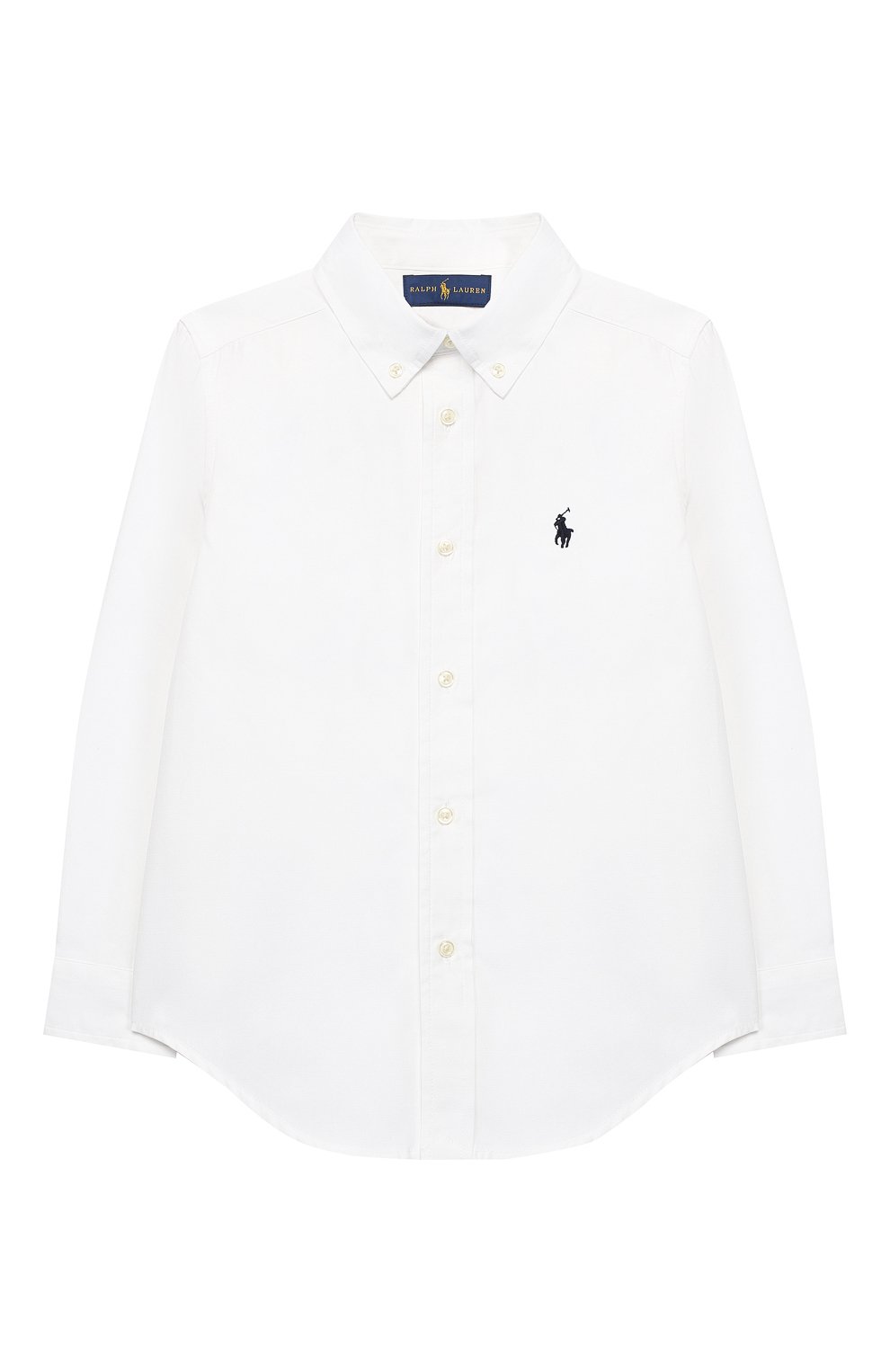 Хлопковая рубашка с воротником button down RALPH LAUREN, арт. 322600259, фото 1