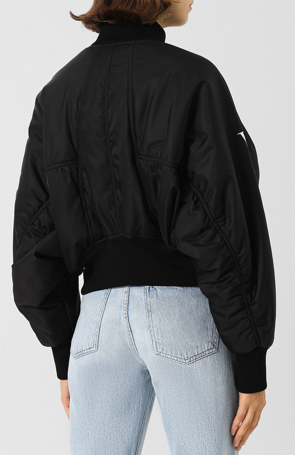 Бомбер на молнии с логотипом бренда VALENTINO, арт. QBCCN00N4AL, фото 4