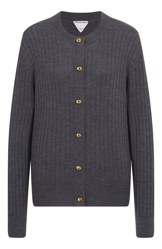 Шерстяной кардиган Bottega Veneta 835337/V5L70 Серый 835337/V5L70