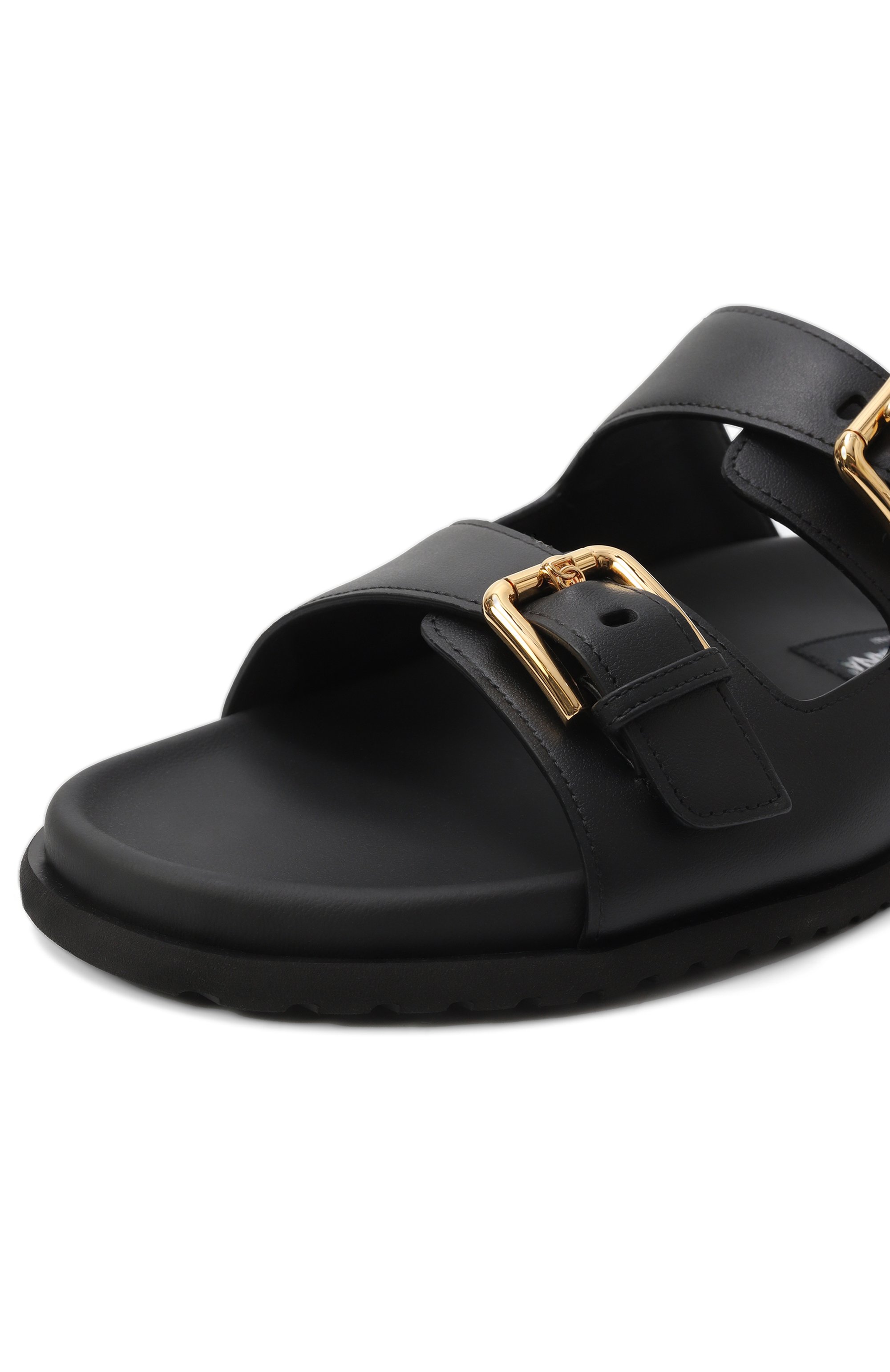 Кожаные шлепанцы new hawaii DOLCE & GABBANA, арт. CQ0632/AS738, фото 7