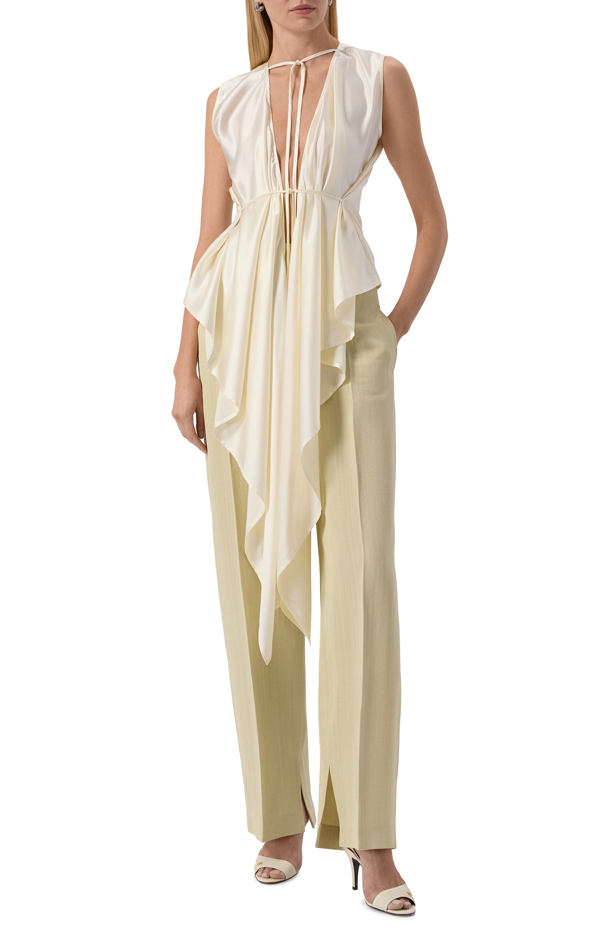 Атласный топ HELMUT LANG, арт. P04HW501, фото 2