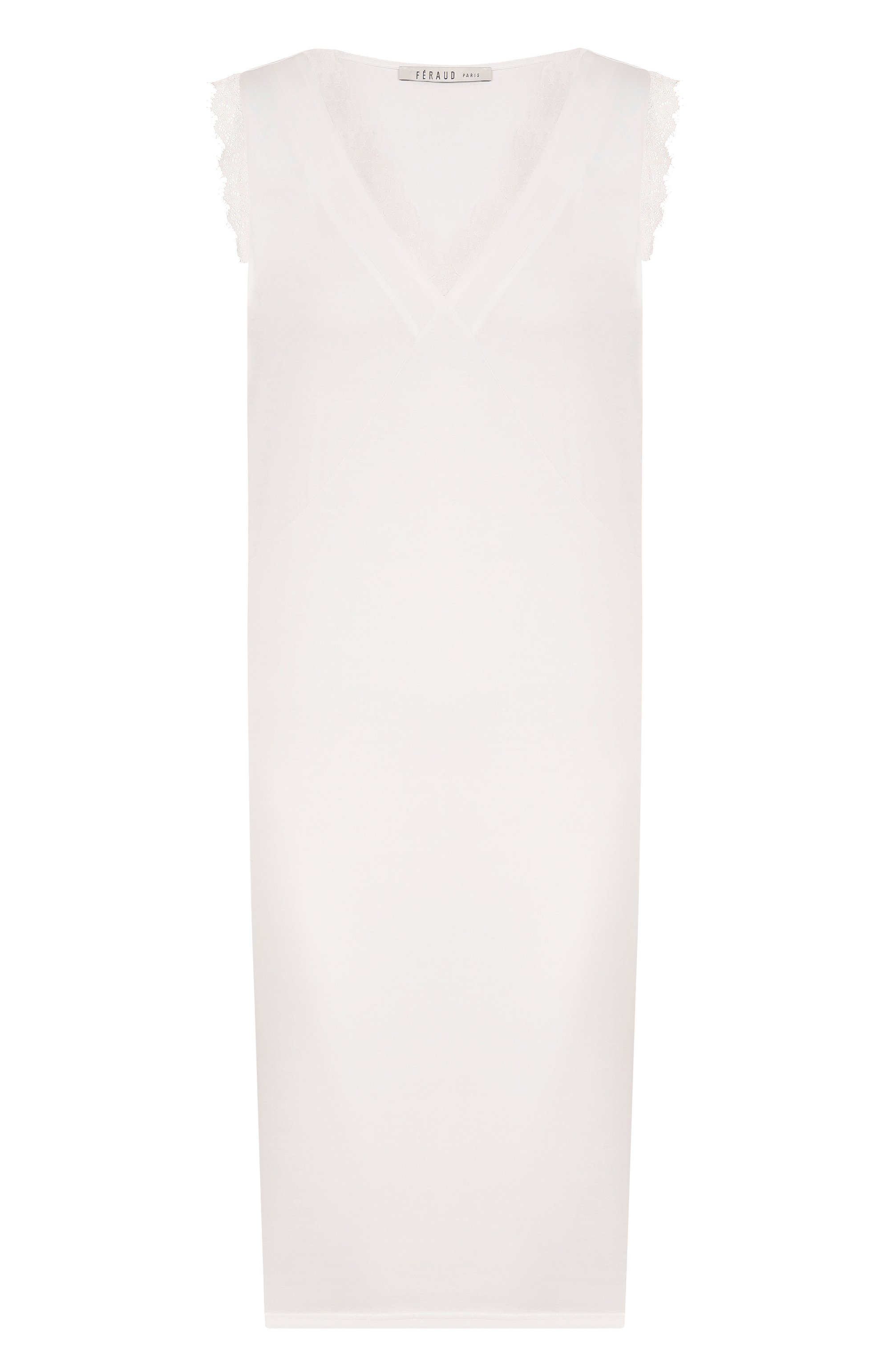 Хлопковая сорочка FERAUD белого цвета по цене 23590 руб., арт. 3251050, фото 1 Хлопковая сорочка FERAUD, арт. 3251050, фото 1