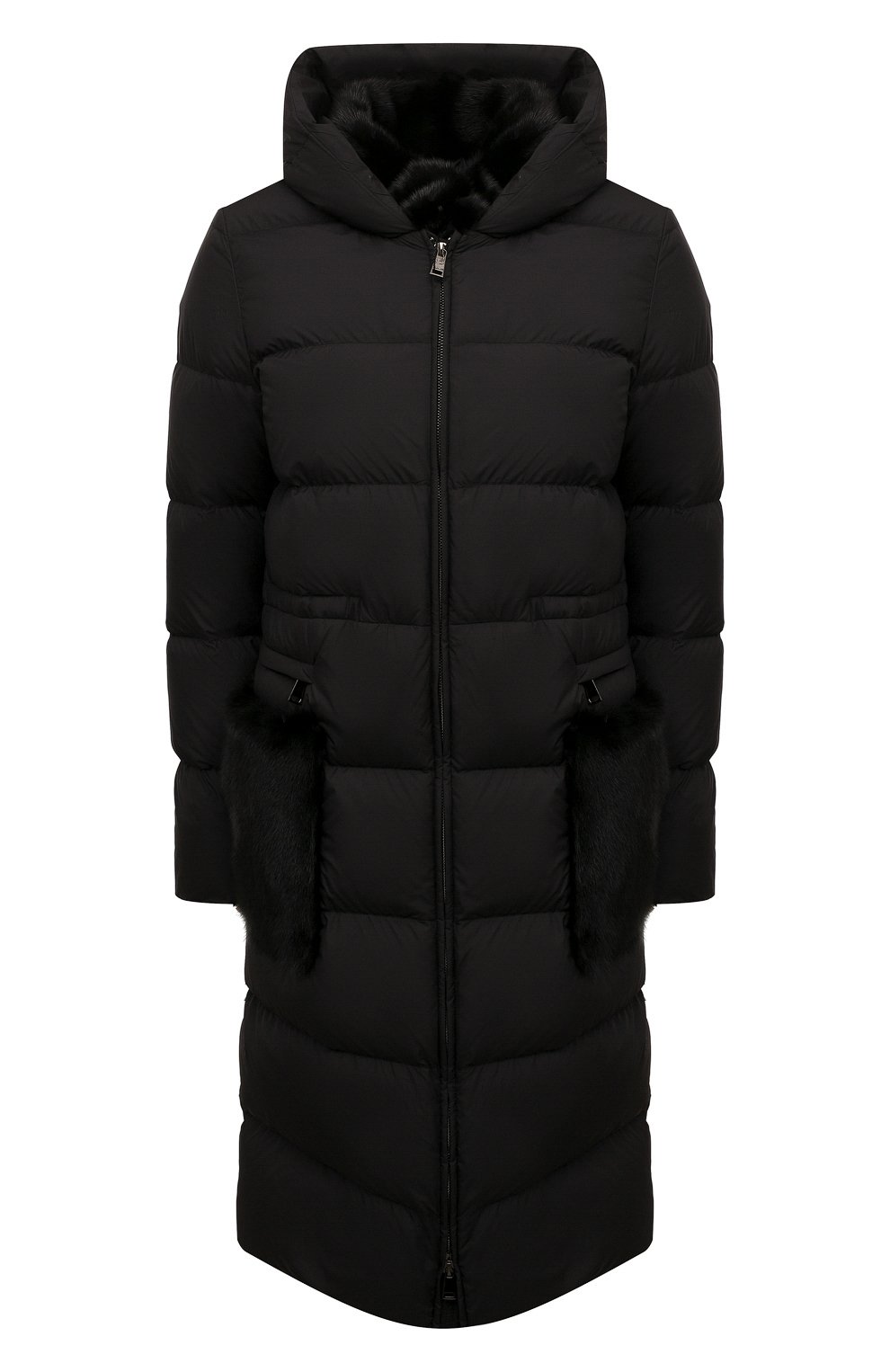 Пуховик с отделкой из меха норки MANZONI24, арт. 24M1309-NY0V/, фото 1