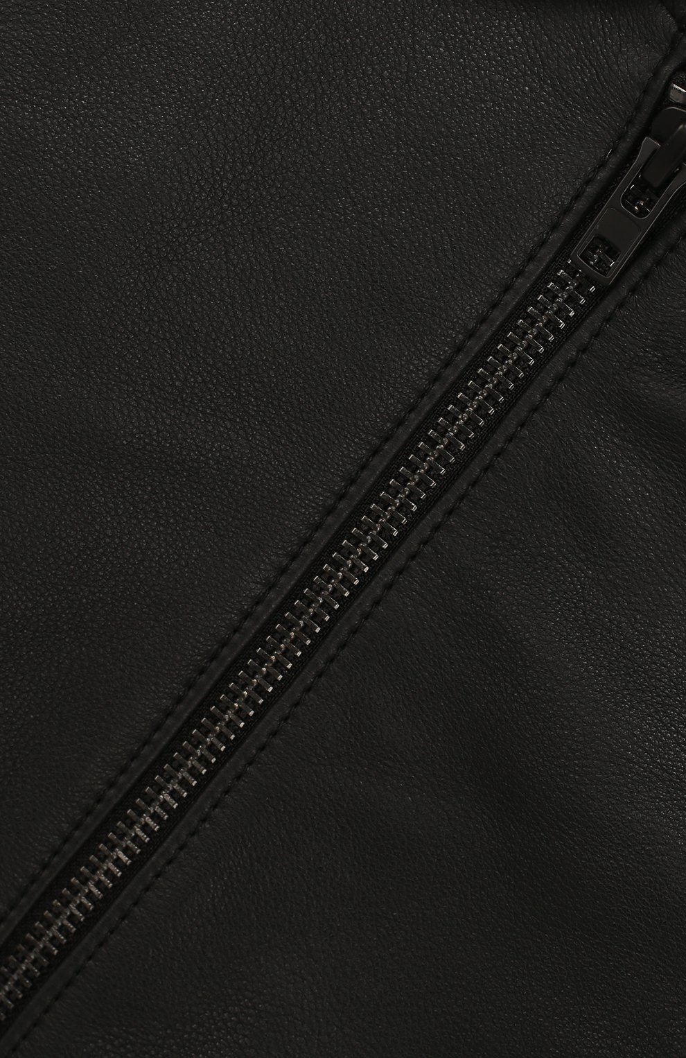 Кожаная куртка на молнии с эластичными манжетами и отложным воротником GIVENCHY, арт. H26013, фото 3