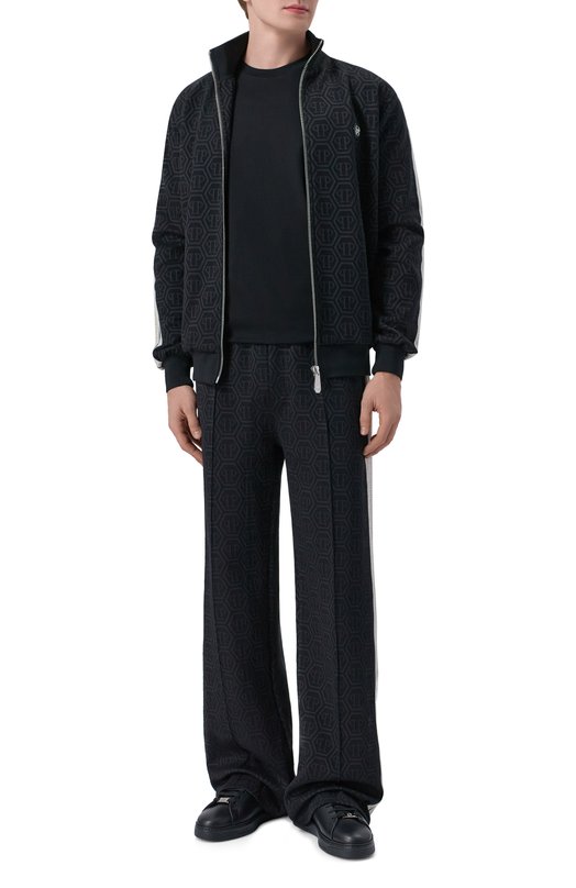 Кожаные кеды Philipp Plein FABS USC0379 PLE075N Чёрный  FABS USC0379 PLE075N Фото 2