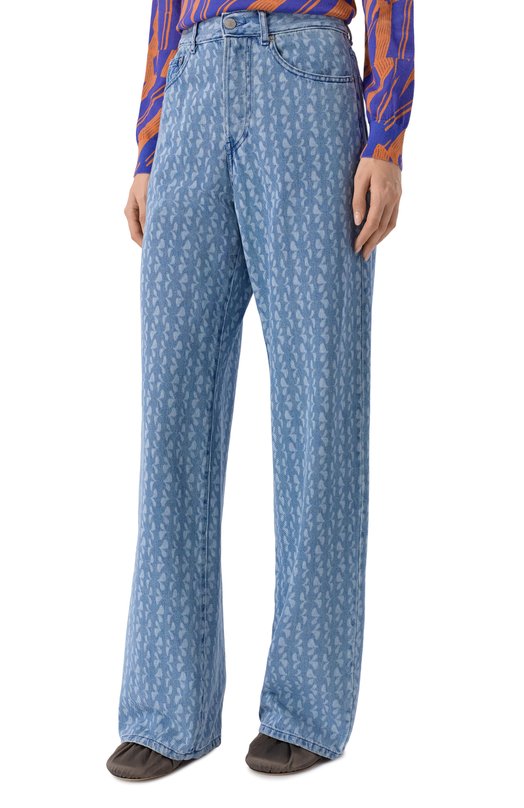 Джинсы Dries Van Noten 130935/3387 Голубой  130935/3387 Фото 3