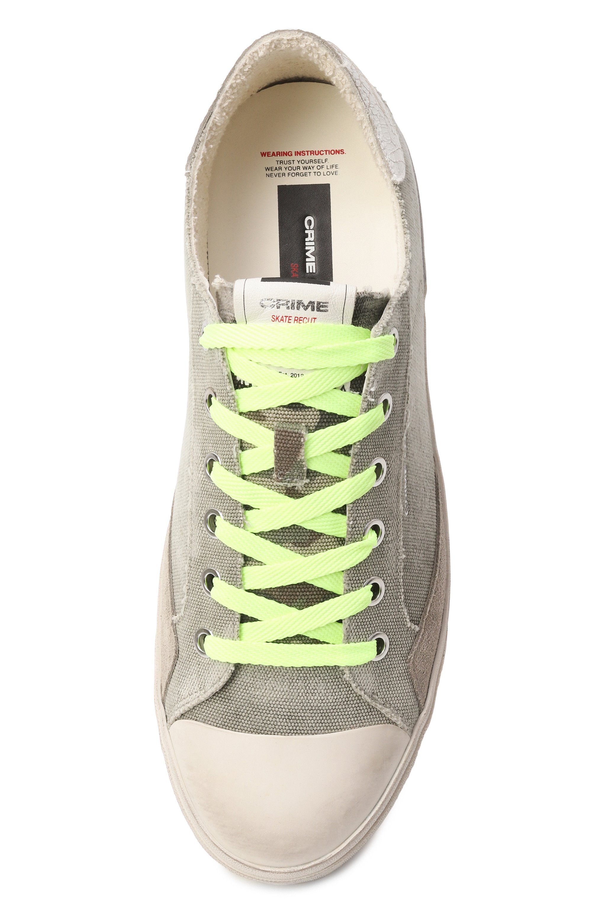 Текстильные кеды sk8 recut CRIME LONDON, арт. 14132PP7, фото 6