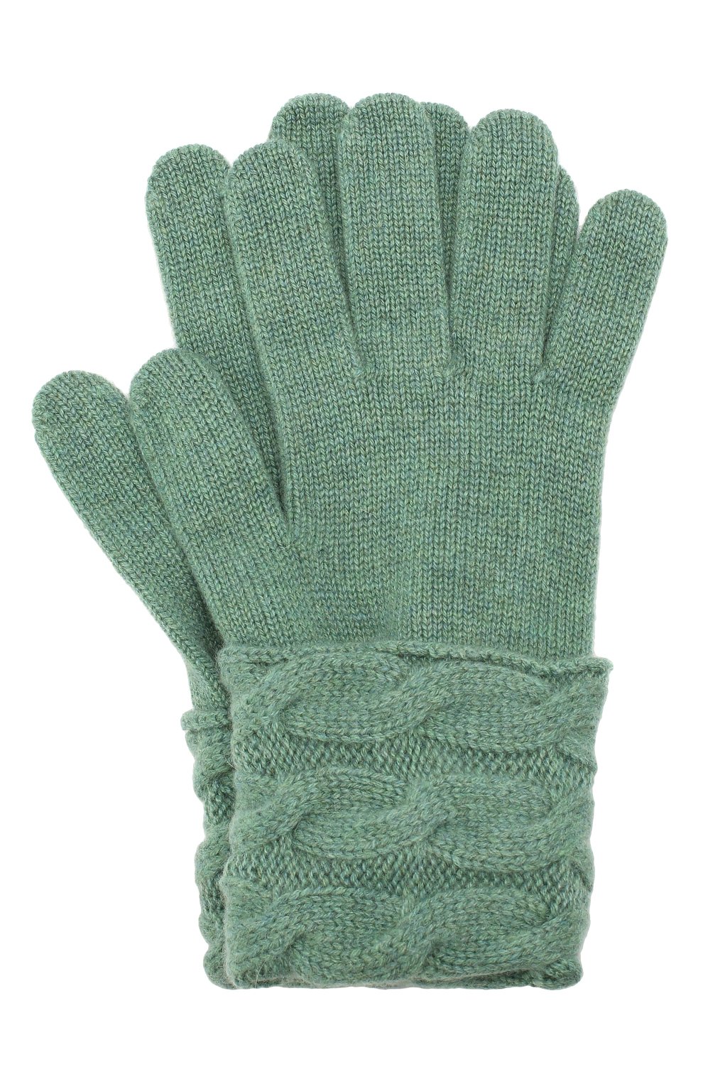 Кашемировые перчатки KASHJA` CASHMERE зеленого цвета по цене 14350 руб., арт. 382-12, фото 1 Кашемировые перчатки KASHJA` CASHMERE, арт. 382-12, фото 1