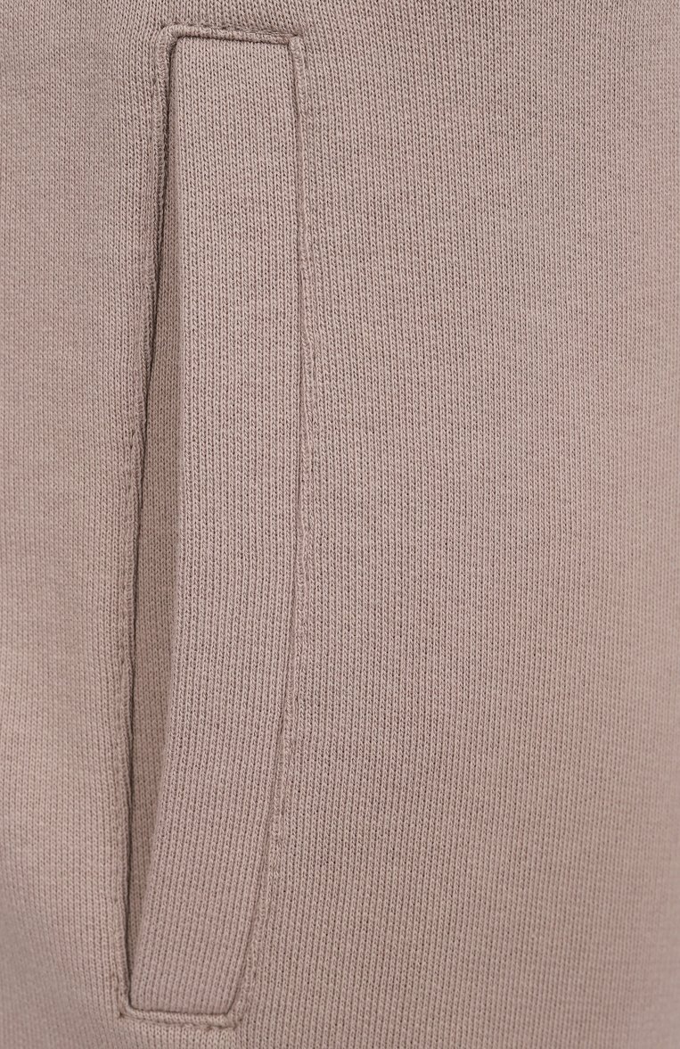 Мужские хлопковые брюки CORNELIANI бежевого цвета, арт. 25G561-2525054 | Фото 6 (Длина (брюки, джинсы): Стандартные; Материал внешний: Хлопок, Синтетический материал; Стили: Кэжуэл; Случай: Повседневный)