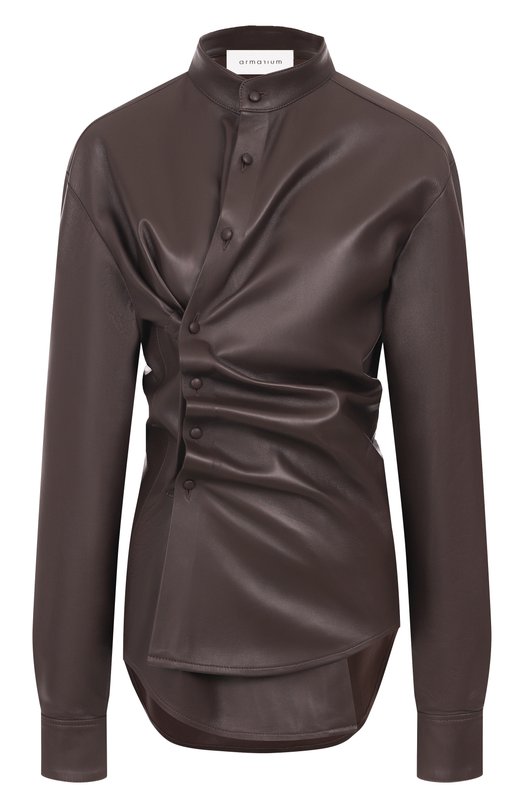 Кожаная рубашка Armarium ARMFWSH06/LE06 Коричневый ARMFWSH06/LE06