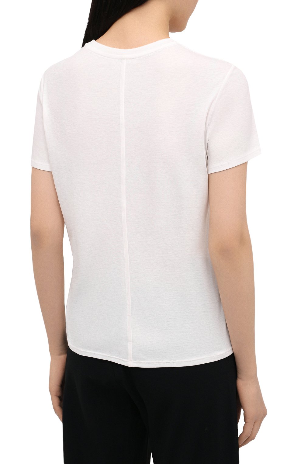 Футболка из хлопка и кашемира THE ROW, арт. 5310K337, фото 4