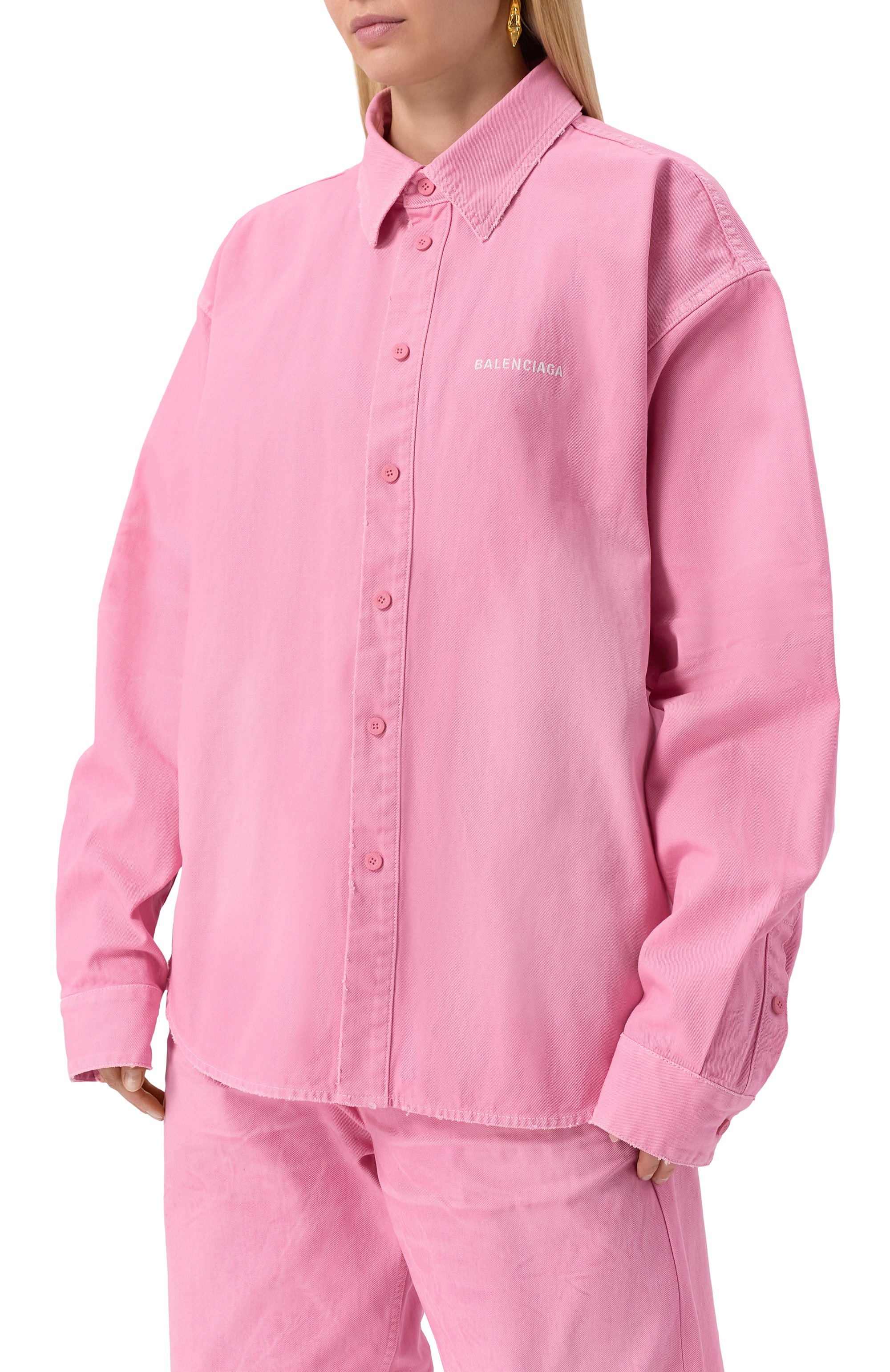 Джинсовая рубашка BALENCIAGA, арт. 822840/TRWB1, фото 3