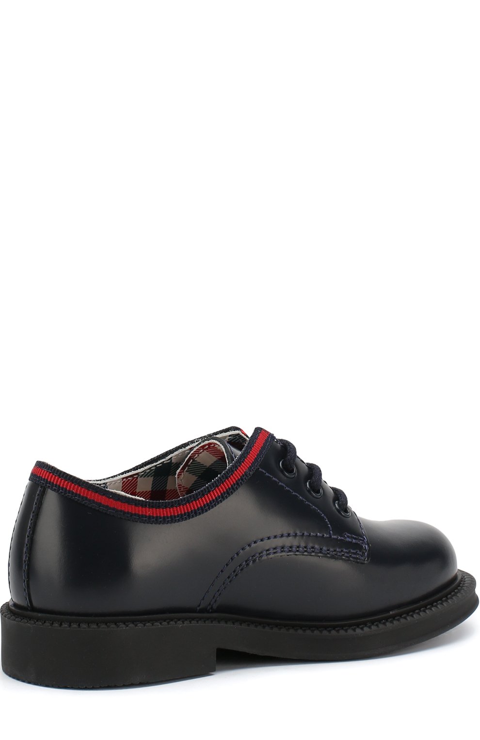 Кожаные дерби с контрастной отделкой GUCCI, арт. 477537/D7310, фото 3