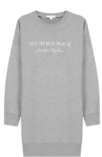 Платье джерси с принтом BURBERRY, арт. 4061103, фото 1