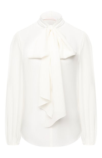 Женская шелковая блузка SEE BY CHLOÉ, арт. CHS20WHT14011