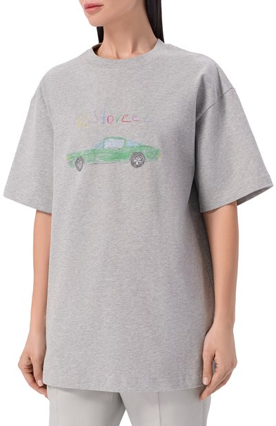 Хлопковая футболка 12 STOREEZ, арт. 136681, фото 3