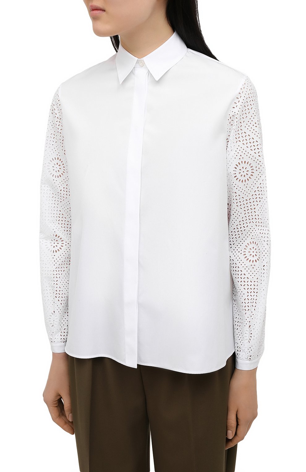 Хлопковая рубашка LORO PIANA, арт. FAL5911, фото 3