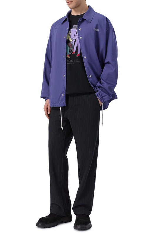 Хлопковая футболка Undercover UC1F3801 Чёрный  UC1F3801 Фото 2