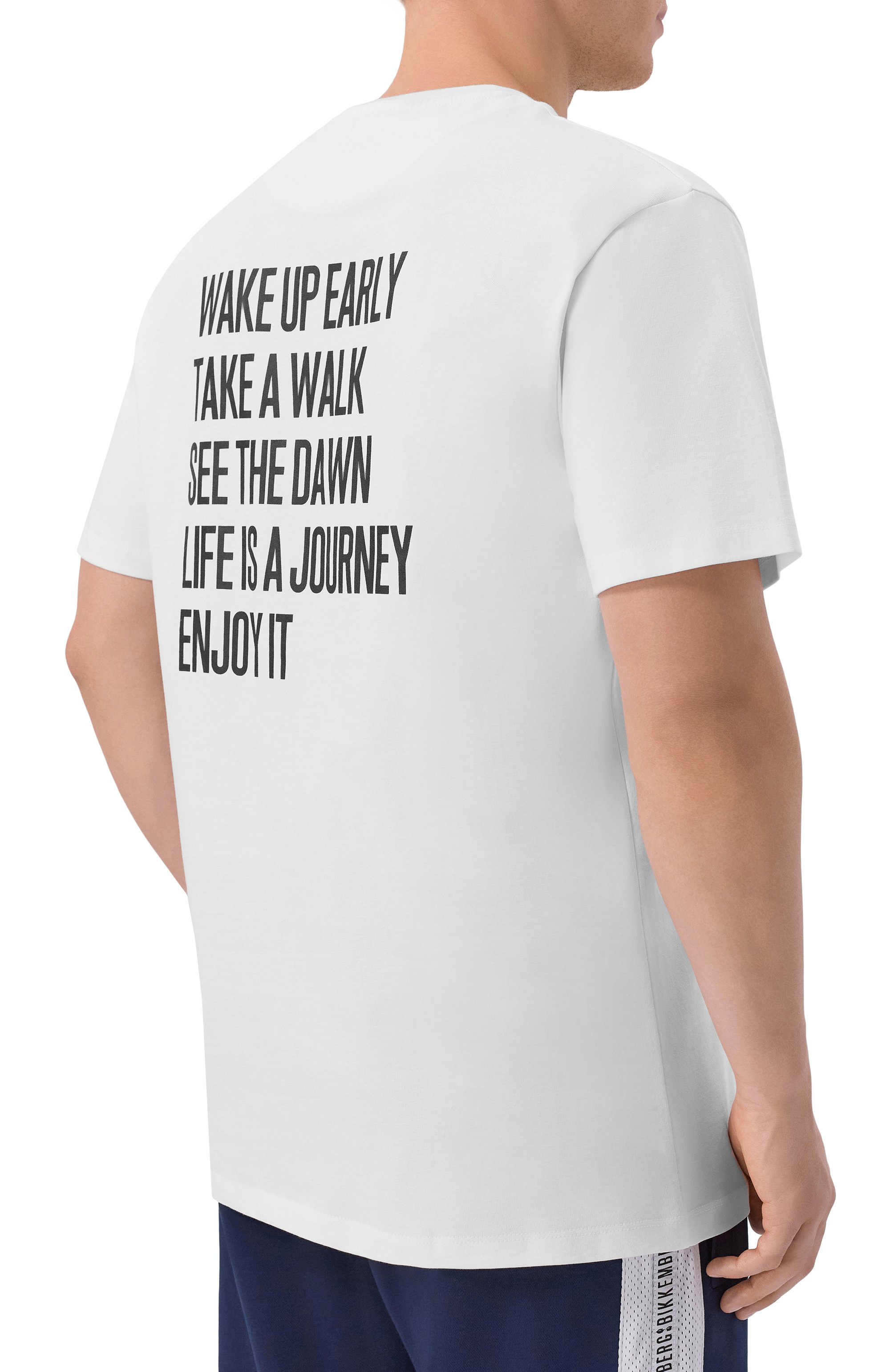 Хлопковая футболка DIRK BIKKEMBERGS, арт. BMT1566, фото 4