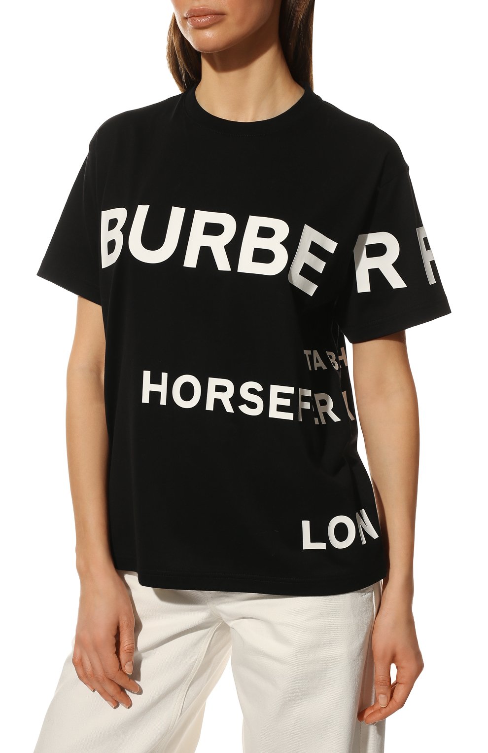 Хлопковая футболка BURBERRY, арт. 8040764, фото 3