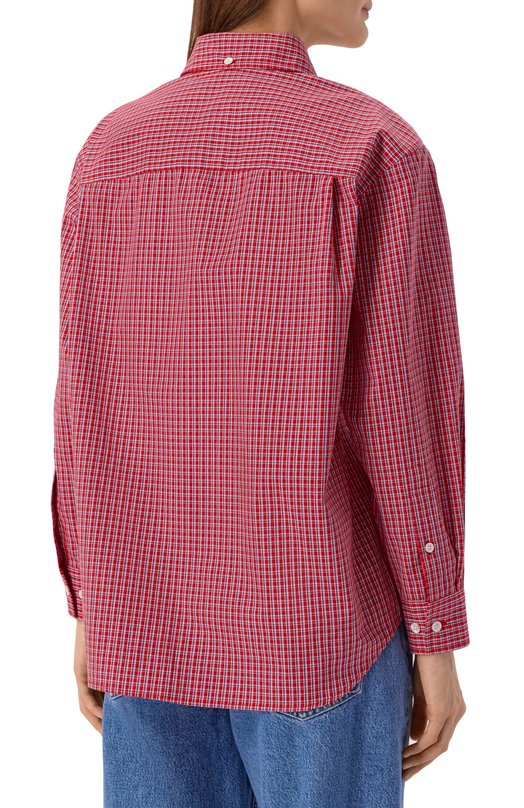 Хлопковая рубашка Dunst UDSH6A115R2 Красный  UDSH6A115R2 Фото 4