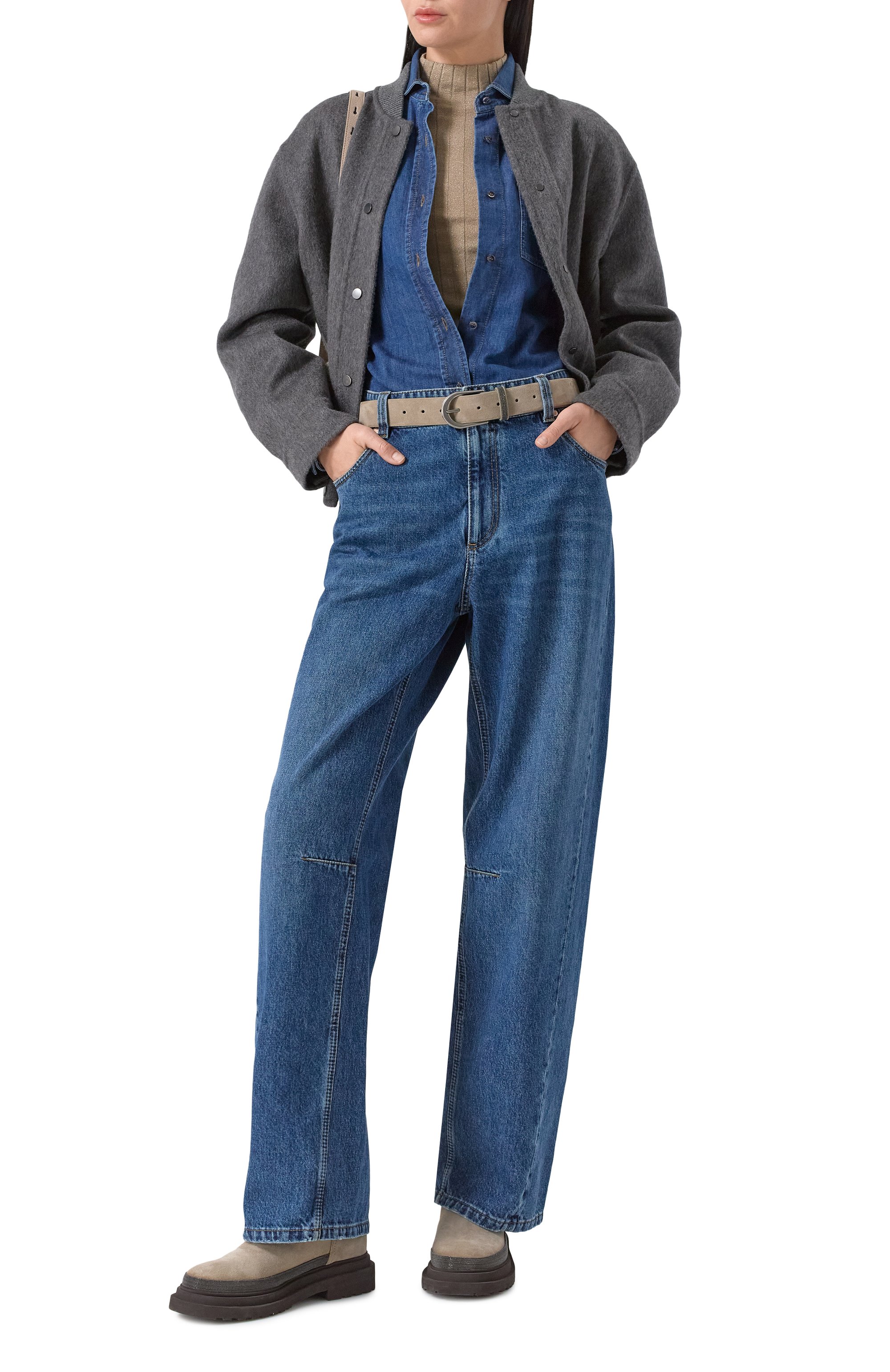 Водолазка из кашемира и шелка BRUNELLO CUCINELLI, арт. M41862204, фото 2