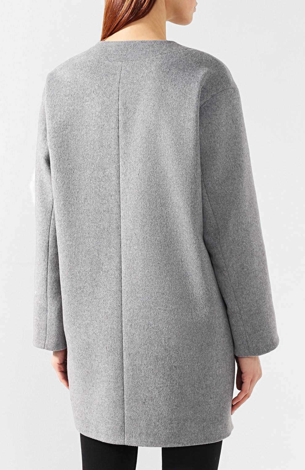 Пальто из смеси шерсти и кашемира SEVEN LAB, арт. CFW17-007grey, фото 4