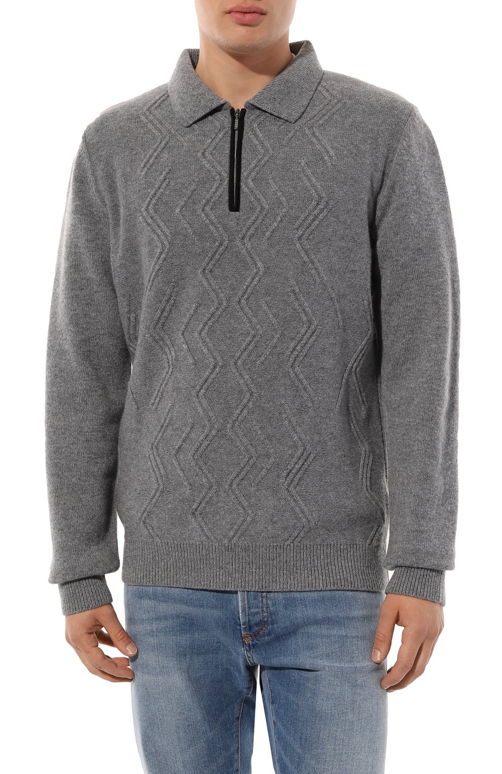 Поло из шерсти и кашемира ZILLI, арт. KZP001M0220VMI000, фото 3