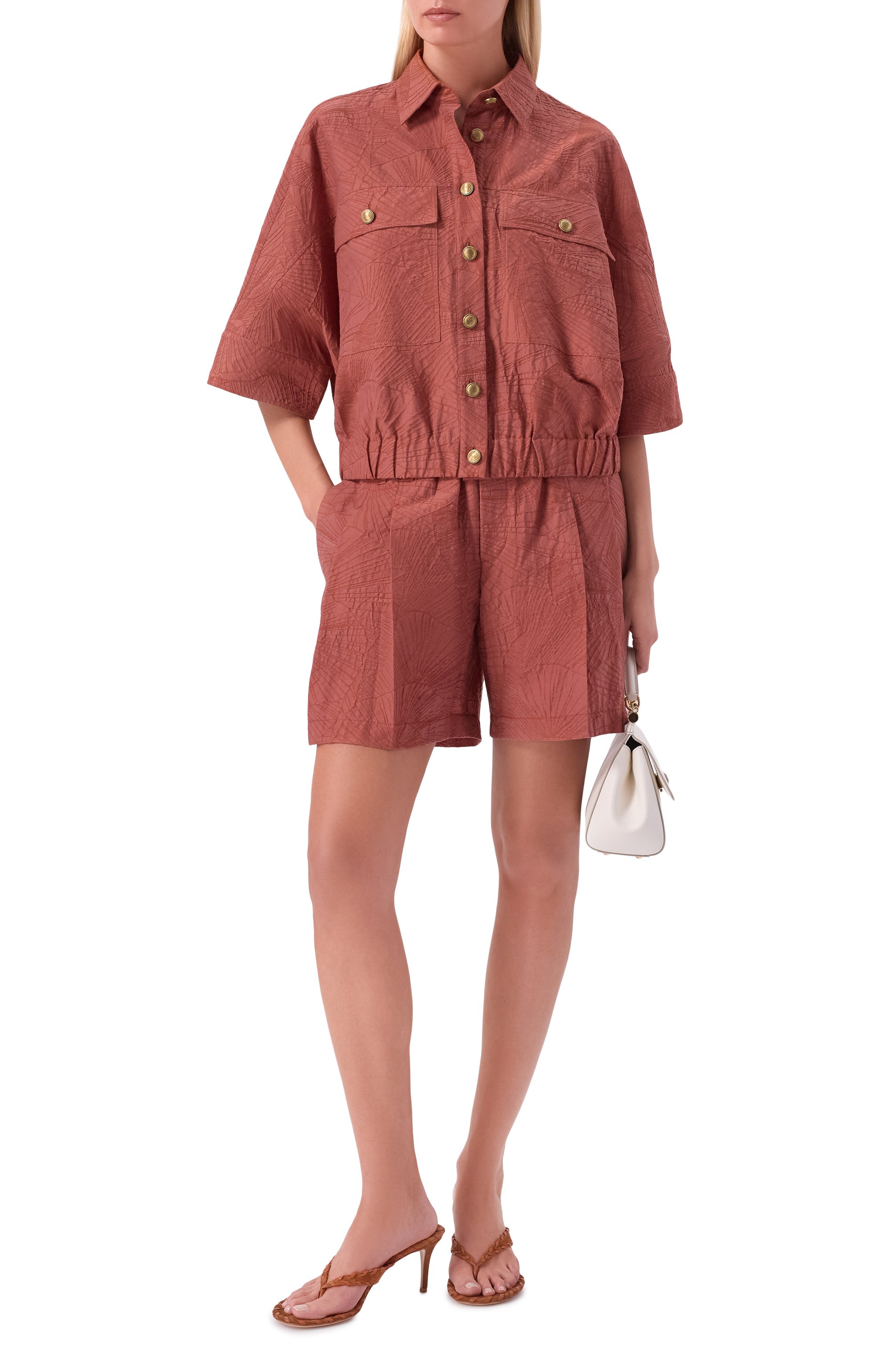 Хлопковые шорты BRUNELLO CUCINELLI, арт. MQ988P9149, фото 2
