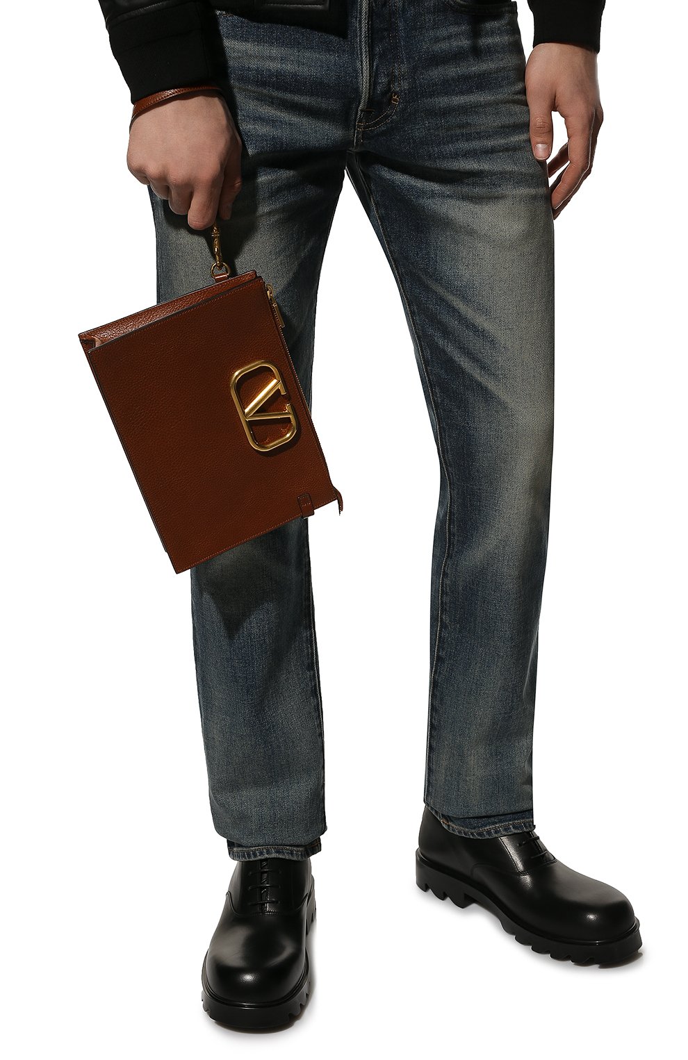 Кожаный футляр для документов vlogo VALENTINO, арт. XY0P0P09/GDA, фото 6