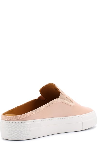 Кожаные сабо с логотипом бренда MONCLER бежевого цвета по цене 29150 руб., арт. C1-09A-20267-00-01896, фото 3 Кожаные сабо с логотипом бренда MONCLER, арт. C1-09A-20267-00-01896, фото 3