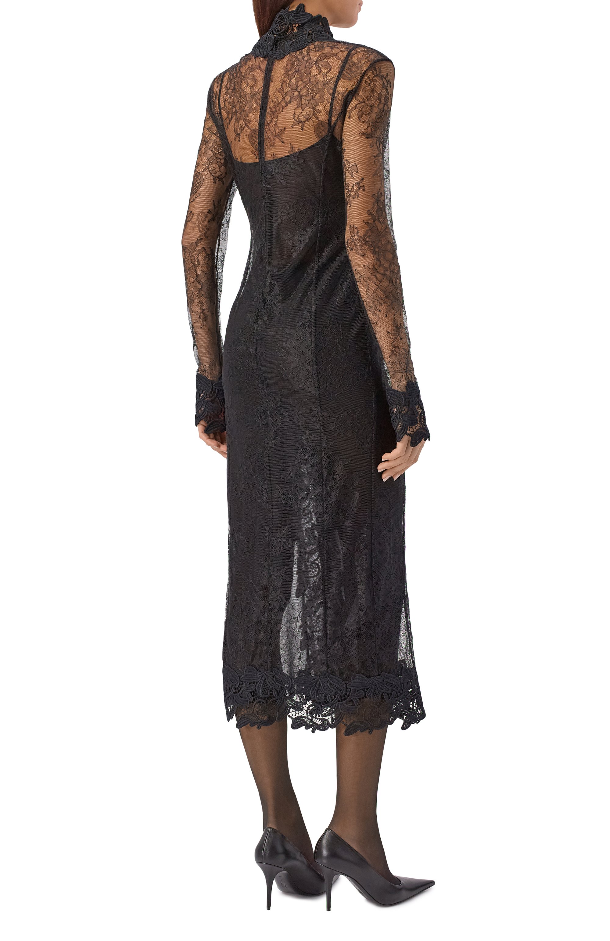 Платье BLUMARINE черного цвета по цене 156000 руб., арт. 4A379A, фото 3 Платье BLUMARINE, арт. 4A379A, фото 3