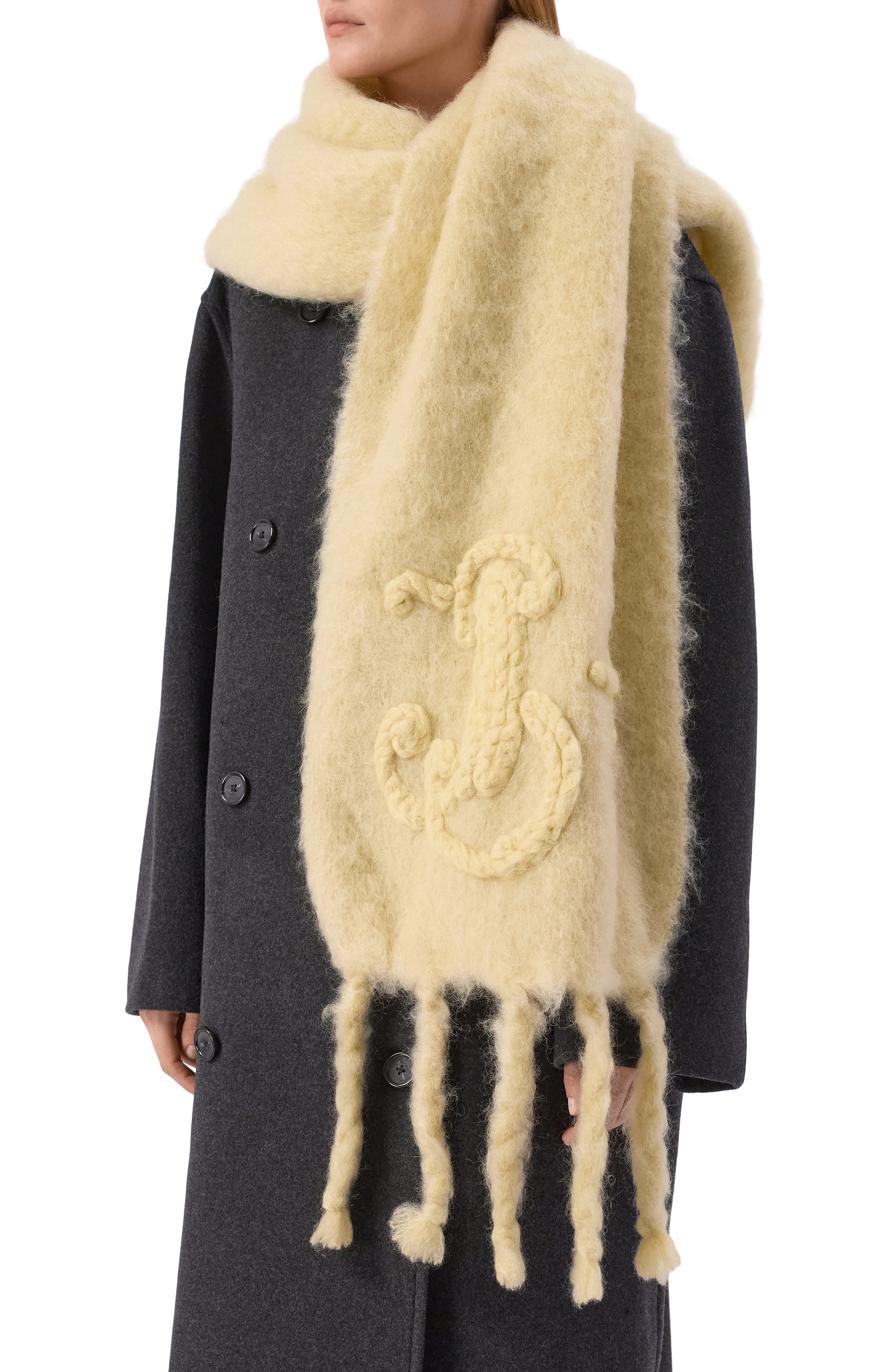 Шерстяной шарф JIL SANDER, арт. J40TE0111/J40041, фото 2