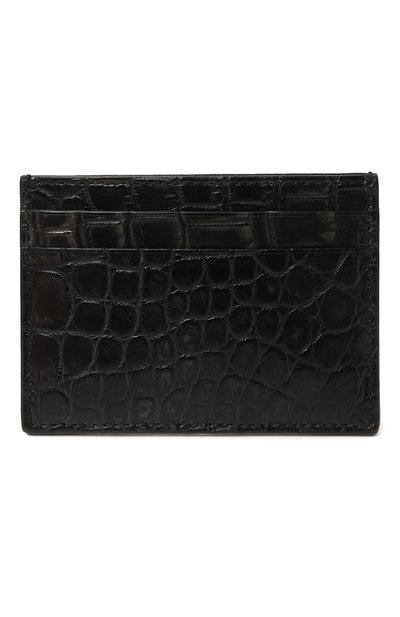 Мужской футляр для кредитных карт из кожи крокодила GUCCI, арт. 245561 EQ90N