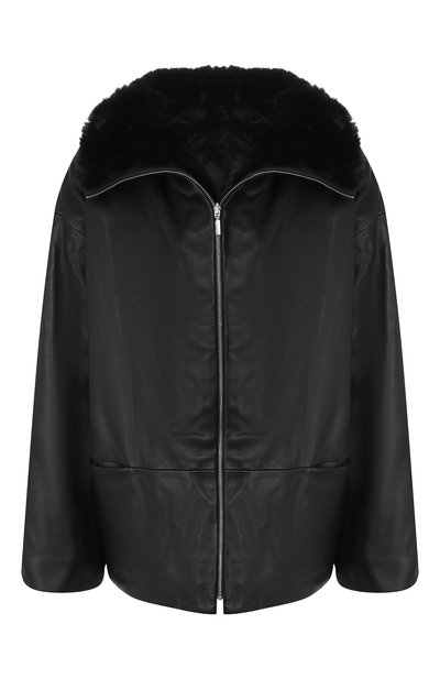 Женская кожаная куртка TOTEME, арт. ANNECY LEATHER JACKET 194-117-762