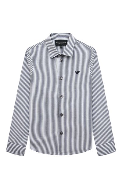Хлопковая рубашка EMPORIO ARMANI, арт. 6L4C09/4N78Z, фото 1