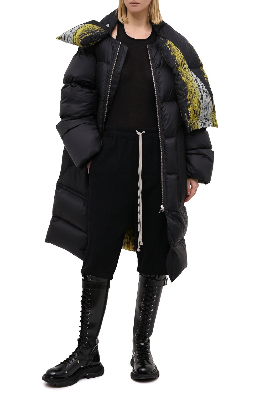 Брюки из хлопка и шерсти RICK OWENS, арт. RP20F2303/WCF, фото 3