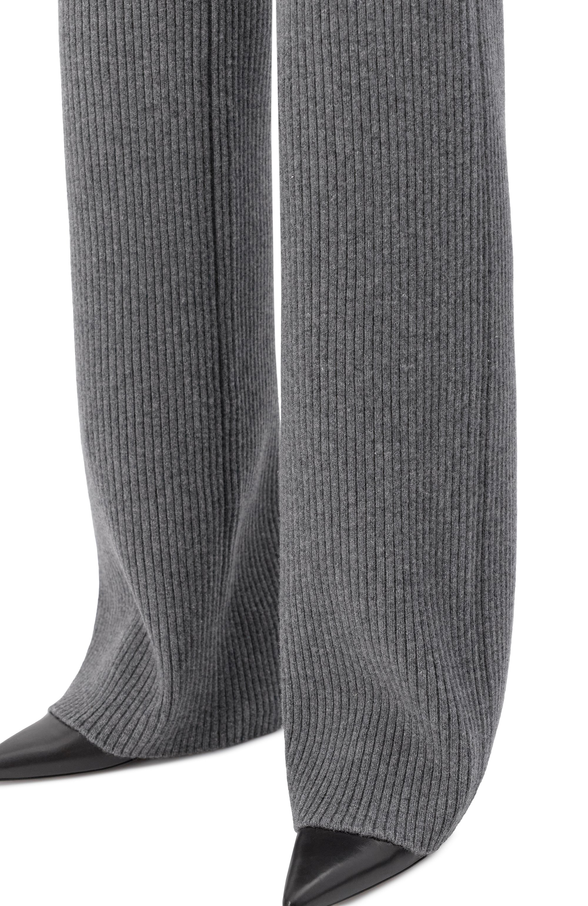 Шерстяные брюки AYA MUSE серого цвета по цене 79900 руб., арт. AMFW2531, фото 5 Шерстяные брюки AYA MUSE, арт. AMFW2531, фото 5